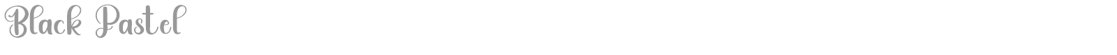 Black Pastel font preview